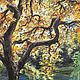 Картина пастелью. Осеннее дерево, Картины, Тула,  Фото №1