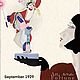 Картина: Обложка Vogue Сентябрь  1929 год. Девушка с китайской куклой. Картины. Анна (art4fortune). Интернет-магазин Ярмарка Мастеров.  Фото №2