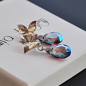 Украшения handmade. Livemaster - original item earrings : Summer Butterfly. Handmade.