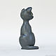 CAT, papier-mache handmade figurine. Figurines. Revkova Tatyana figurki, dekor (figurki-sculpt). Ярмарка Мастеров.  Фото №4