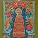 Образ Божьей Матери Прибавление ума. Иконы. Якунина Оксана (Icon-). Ярмарка Мастеров.  Фото №4