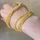 Заказать Бусины сапфиры желтые природные Рондели 2-3мм огранка нить 40см. Jewels Bazaar. Ярмарка Мастеров. . Бусины Фото №3