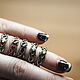 Кольцо "Плетение ветвей с камнем" латунь. Кольца. Esipenok Jewelry. Интернет-магазин Ярмарка Мастеров.  Фото №2