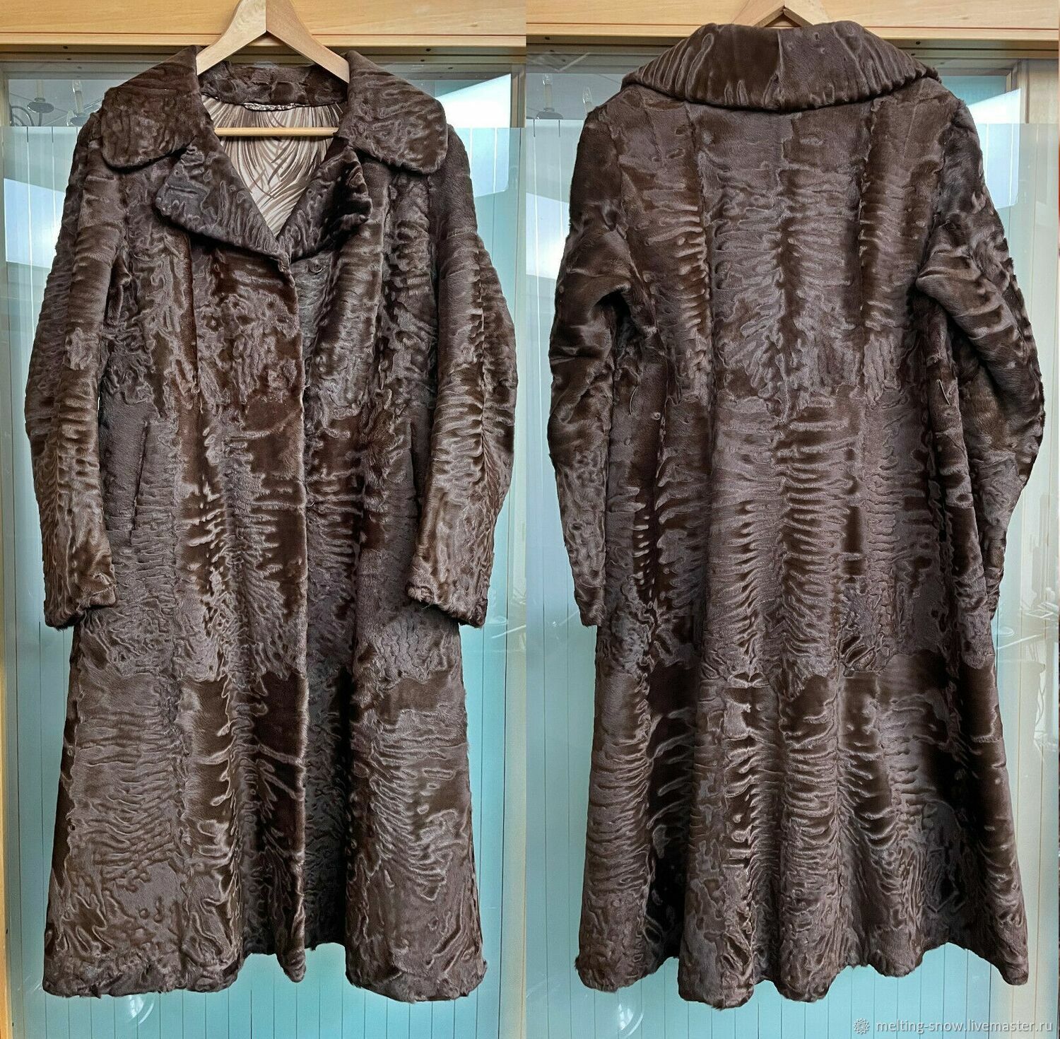 Пальто из каракульчи