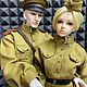 9 мая 1945. Шарнирная кукла. Куклы Екатерины мАко. Интернет-магазин Ярмарка Мастеров.  Фото №2