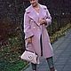 Пальто с поясом " Розовое, розовое...". Пальто. Лана КМЕКИЧ  (lanakmekich). Ярмарка Мастеров.  Фото №5
