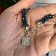 Винтаж: Блестящее синее колье Anne Klein. Колье винтажные. Vintage.trinket. Ярмарка Мастеров.  Фото №5