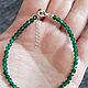 Bracelet with natural emerald. Bead bracelet. podaro4ek22. My Livemaster. Фото №5