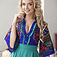 Dress 'Russian Girl'. Dresses. Designer clothing Olesya Masyutina. My Livemaster. Фото №6