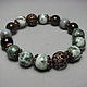 Bracelet moss agate, agate Botswana, rauchtopaz Mystery forest. Bead bracelet. Beautiful gifts for the good people (Alura-lights). My Livemaster. Фото №6