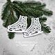 Figure Skates. Christmas souvenir. Christmas decoration. Lace. Christmas gifts. Svetlana Happy Embroidery. Online shopping on My Livemaster.  Фото №2