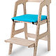 Мягкая подушка для растущего стула ALPIKA-BRAND Egoza, бирюзовая. Мебель для детской. Alpika-brand. Интернет-магазин Ярмарка Мастеров.  Фото №2