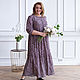 Boho maxi dress Tiered in Floral pink tones, Dresses, Novosibirsk,  Фото №1