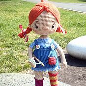 Куклы и игрушки handmade. Livemaster - original item Doll Pippi Longstocking. Handmade.