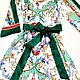  Платье из шелковых купонов Gucci. Платья. Радченко Екатерина. Интернет-магазин Ярмарка Мастеров.  Фото №2