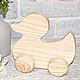 Order Wooden rocking horse moose wooden unicorn duck rabbit on wheels. MilagranA. Livemaster. . Blanks for decoupage and painting Фото №3