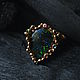 Ring 'Nothern lights' with opal, Rings, Moscow,  Фото №1