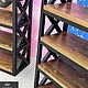 Стеллаж BRISTOL. Стеллажи. BULL WULL FURNITURE. Ярмарка Мастеров.  Фото №6