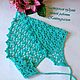 Косынка "Мятное настроение". Косынки. Knittingpassion (kids-shapki). Интернет-магазин Ярмарка Мастеров.  Фото №2
