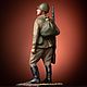 Боец Красной армии в летней форме одежды 1943 г. (в каске). Именные сувениры. Балтийская коллекция солдатиков. Интернет-магазин Ярмарка Мастеров.  Фото №2