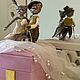 Заказать Ватная  ёлочная  интерьерная игрушка «Котики». Лисья Нора декор. Ярмарка Мастеров. . Елочные игрушки Фото №3