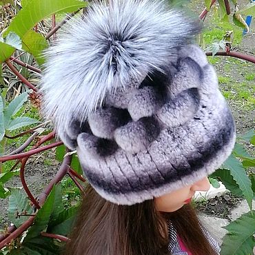 Аксессуары ручной работы. Ярмарка Мастеров - ручная работа Шапка женская Альпина из меха кролика рекс. Handmade.