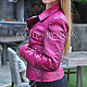 Bright pink python leather jacket. Outerwear Jackets. exotiqpython. My Livemaster. Фото №4