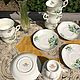 Coffee set 'Lily' 6 pairs bone China (England). Vintage mugs. Dutch West - Indian Company. My Livemaster. Фото №5