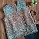Woolen women's warm vest 'Radiance', Vests, Baranovichi,  Фото №1