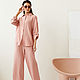 Summer pink muslin suit, light cotton shirt, trousers. Suits. mozaika-rus. Online shopping on My Livemaster.  Фото №2
