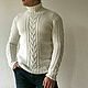 Men's knitted sweater. Sweaters. kardi-by-lybov (kardi-by-lybov). Online shopping on My Livemaster.  Фото №2