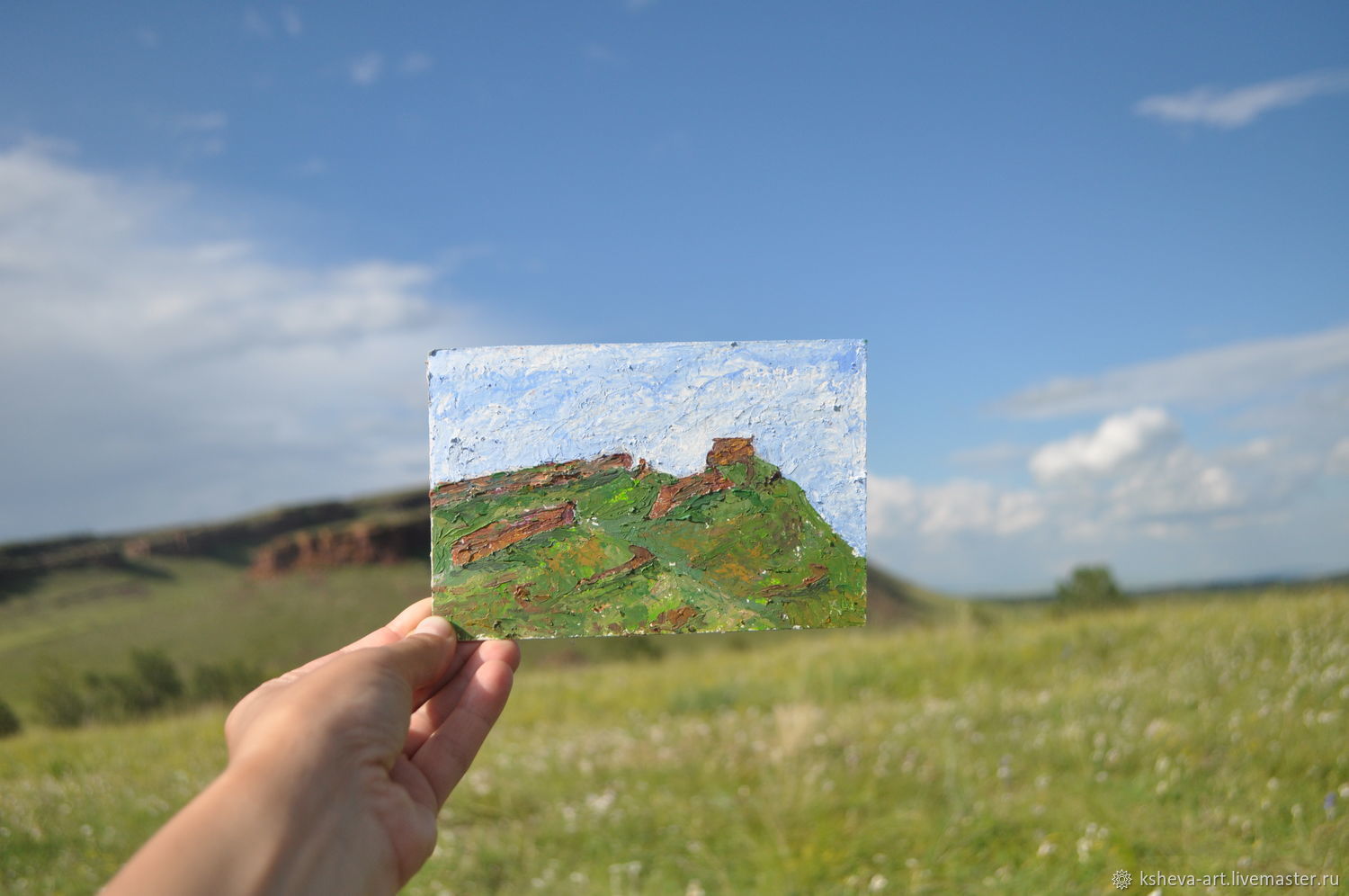Картины: Этюды из Хакасии, пленэр – купить на Ярмарке Мастеров ...