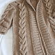 Вязаный кардиган крупной вязки. Кардиганы. Knit by Heart - Вязаная одежда 富. Ярмарка Мастеров.  Фото №10