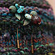 Small brooch-pins turquoise-berry for scarf Snood tippet coat. Brooches. Ritasdreams (ritasdreams). My Livemaster. Фото №6