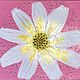 Relief picture of a large daisy with rhinestones 'Happy' 38h27 cm, Pictures, Volgograd,  Фото №1