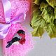 brooch 'bullfinch'. Brooches. yuk-beauti. Online shopping on My Livemaster.  Фото №2