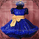 Baby dress Queen blue Art.-280, Childrens Dress, Nizhny Novgorod,  Фото №1