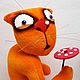Order Eat while the Motherland sleeps? Soft toy red cat Vasya Lozhkina. Dingus! Funny cats and other toys. Livemaster. . Stuffed Toys Фото №3