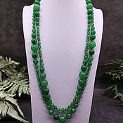 Работы для детей, handmade. Livemaster - original item Beads: natural green aventurine beads. Handmade.
