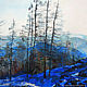 Modular oil painting ' Charming beauty'. Winter landscape. Pictures. Pictures for the soul (RozaSavinova). Online shopping on My Livemaster.  Фото №2
