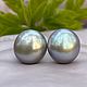 Aurora poussettes with natural pearls, Stud earrings, Tolyatti,  Фото №1