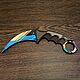 Нож сувенирный Karambit 1-10 Knife CS:GO Standoff из дерева, Сувенирное оружие, Москва,  Фото №1