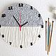 Order Wall Clock Magic Silver Clock with Texture. Clocks for Home (Julia). Livemaster. . Watch Фото №3