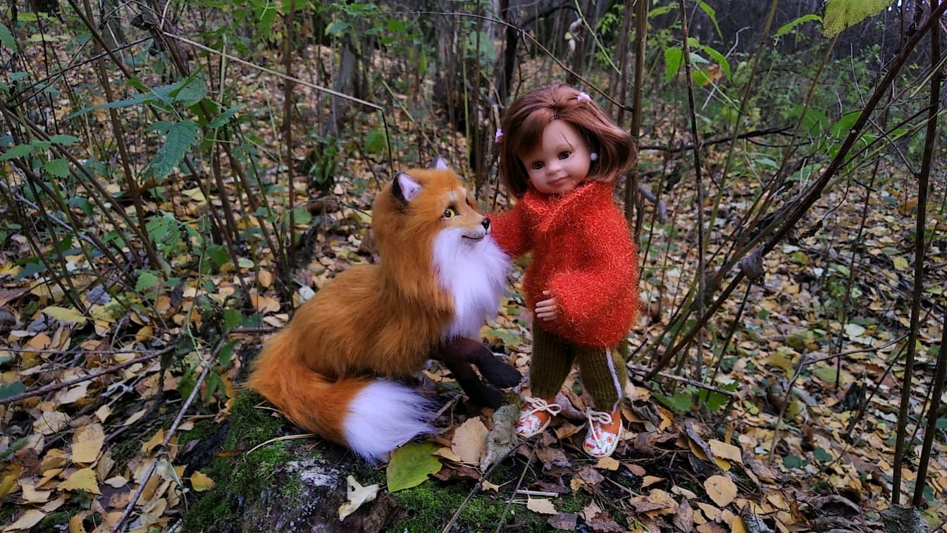 Лисичка на каркасе из искусственного меха – купить онлайн на Ярмарке ...