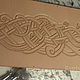 Кошелек bi-fold из кожи с тиснением кельтского дракона. Avancorpo. Кошельки. EsplyEd Leather workshop. Ярмарка Мастеров.  Фото №6