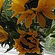  Подсолнухи из фоамирана и глины!. Букеты. Реалистичные цветы ручной работы!. Ярмарка Мастеров.  Фото №4