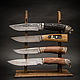 Stand for 5 knives from solid oak. Knives. Factory Of Wooden Products (fabfut). Online shopping on My Livemaster.  Фото №2