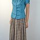 Long skirt with soft pleats on a soft elastic waistband. Skirts. Charmante Tutenafelt (crealanafr). My Livemaster. Фото №6