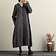 Dark gray women's dress. Dresses. Buykud. Online shopping on My Livemaster.  Фото №2