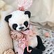 Панда тедди мишка, медвежонок тедди, panda, teddy bear. Тедди Зверята. LuckyBearsShop. Ярмарка Мастеров.  Фото №4